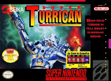 Super Turrican (USA) box cover front